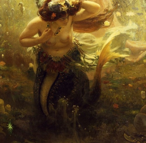 Details #1: Sadko in the Underwater Kingdom, 1876, by Ilya Repin.