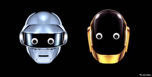 waltergirlboob:  leystrade:  imagine if daft punk put googly eyes on their helmets   what have i done 