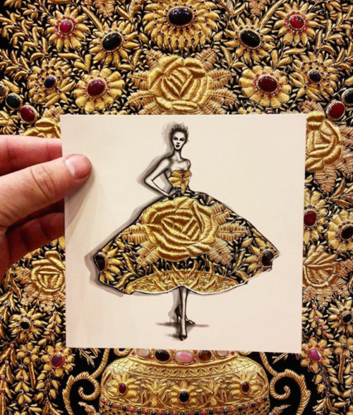 martymartinloki: conflictingheart: Illustrated Fashion Cut-Outs Turn the World into Dress Patterns T