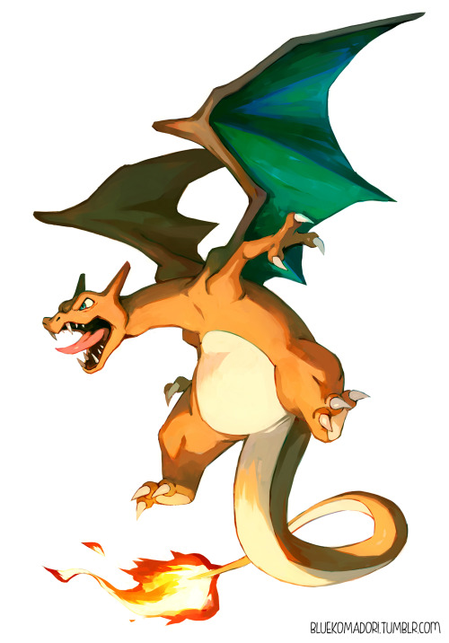 bluekomadori:Charizard commission for CColon, thank you very much!! :D