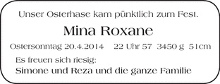 Wenn das The Police wüssten …
Mina Roxane