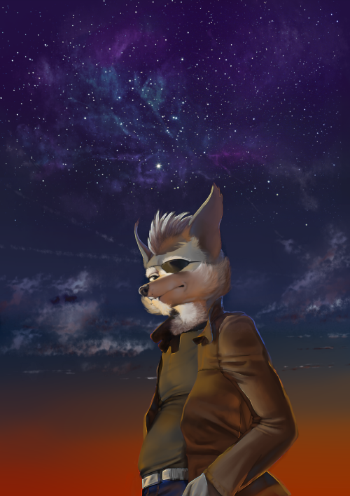 starfoxtheanimatedseries:  Wonderful, wonderful renditions of TAS-style Fox McCloud and Wolf O’Donnell by my friend Olivia, who is also helping out with background artwork for the series.  Go check out her other stuff    on tumblr at O.R.T.works, or