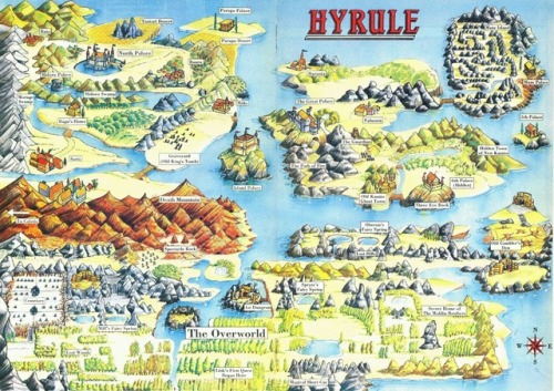 retrogamingblog:Map of Hyrule from the Legend of Zelda Valiant Comics