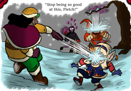 New #CourtofRoses! #SpiderforestAn all-out snow brawl! courtofroses.spiderforest.com/index.p