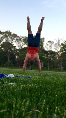 Marbledbeef:  Practicing My Knots For Master And Playing Around In The Park At Sundown