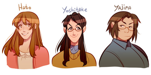 tomatomagica:genshiken’s 2nd gen had the best girl squad i love them so much