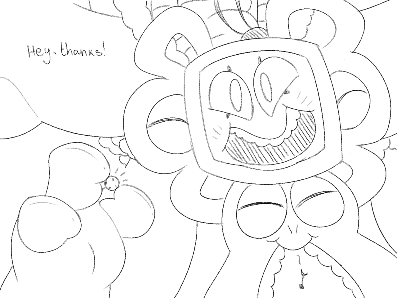 Outertale Omega Flowey Tumblr - Outertale Omega Flowey Fight - 500x375 PNG  Download - PNGkit