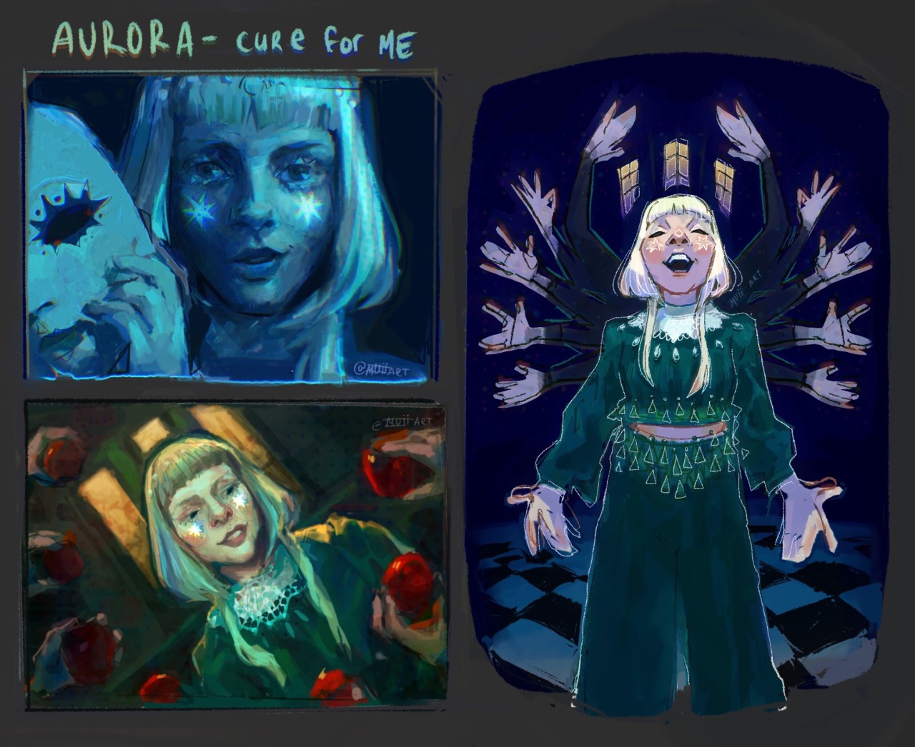 ArtStation - Aurora - Cure for me - drawing