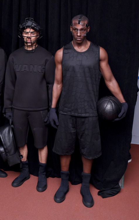 black-boys:  Jordan Matheson & Emmanuel Amorin | Backstage at Alexander Wang x H&M 