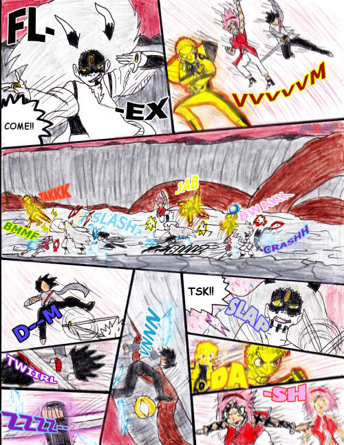 mrm64: Team 7 vs Momoshiki for 20 Years of Naruto, sorry for Tumblr’s poor quality of the rema