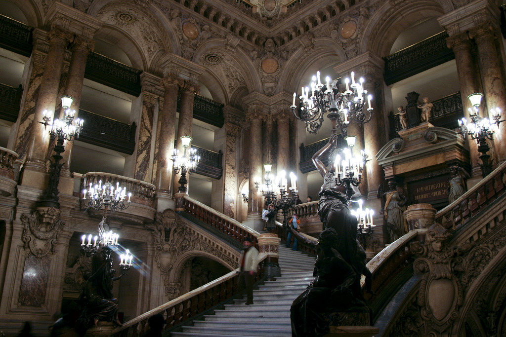 henriplantagenet:   Palais Garnier, Paris. The Palais Garnier is a 1,979-seat opera