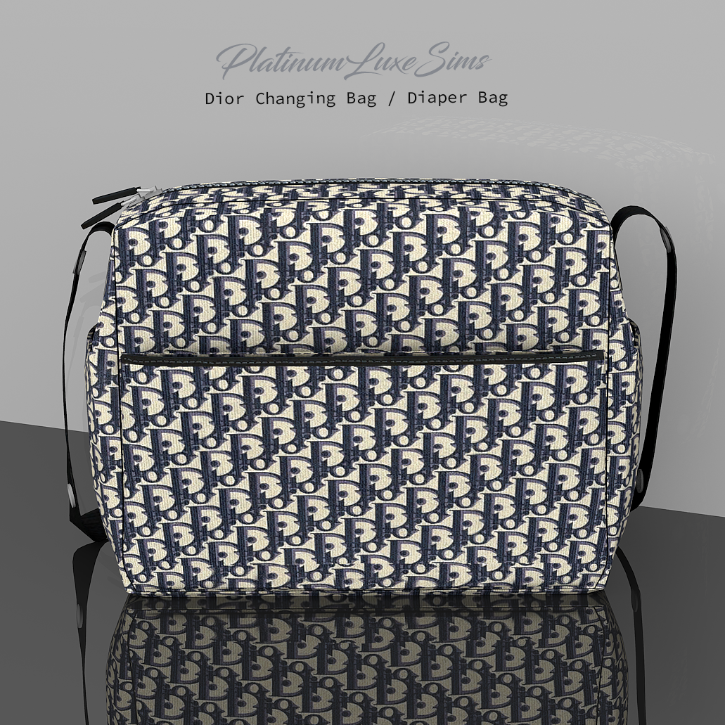 PlatinumLuxeSims — Dior Changing bag / Diaper Bag Patreon early