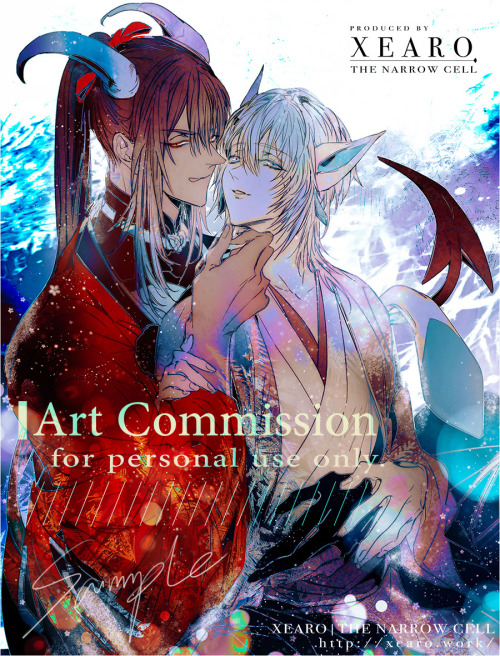 Completed Art Commission. (Kakeru and Masaki)Masaki and his boyfriend Kakeru with kimono costumes! T