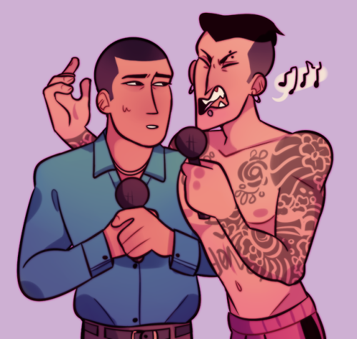 iigoart: majima family bonding time for the seccond art raffle winner @otorno !!