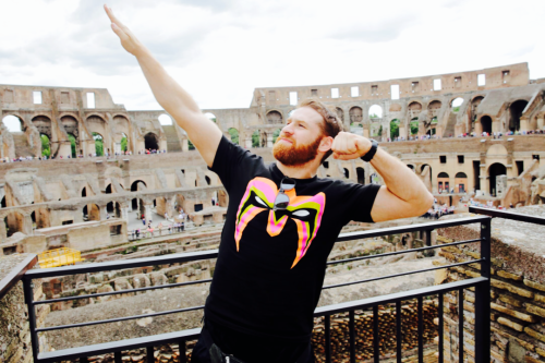 Sex    Sami Zayn goes sightseeing in Rome  pictures