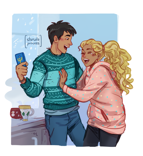 sharadaprincess: Percy showed Annabeth a meme and neither of them expected it would bring her to tea