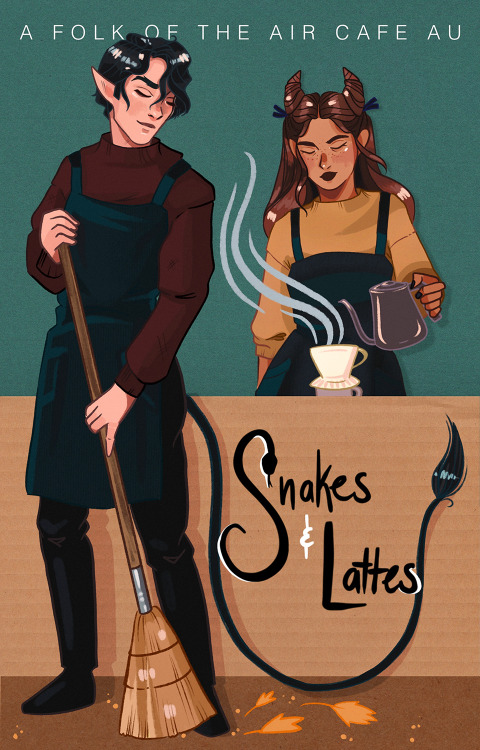 cinnamonsketchdust: Snakes and Lattes  |  A TFOTA Cafe AU ☕️ In which Jude was smart 