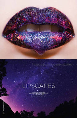 culturenlifestyle:  Lipscapes by Holly Silius Multi-disciplinary artist Holly Silius posseses a degree in Special Effects Makeup, which allows her to hone and showcase her extraordinary skill. With the assistance of photographer Nathan Pask , Silius is