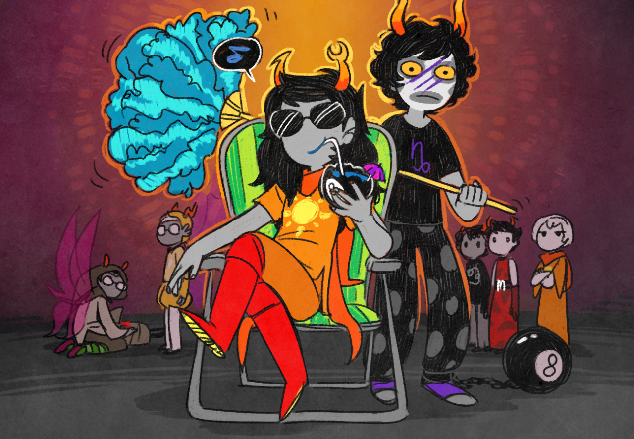 xamag-homestuck:  The first set I did for A6A6I5