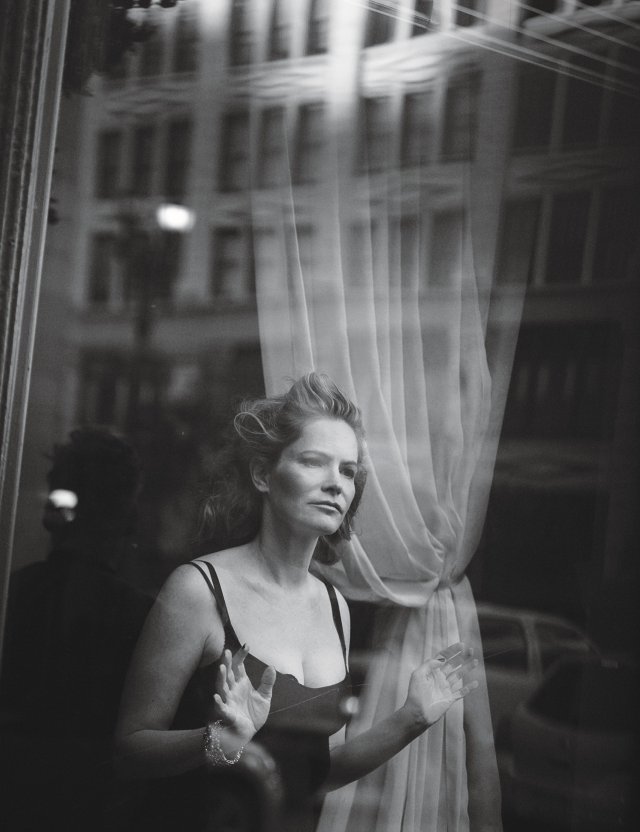 Jennifer Jason Leigh photographed by Peter Lindbergh for W magazine, February 2016