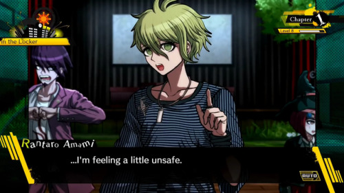 fakedrv3screenshots:Kaede: Would you rather kill Rantaro or—Tsumugi: Yes! Kill him!Kaede: I didn’t s