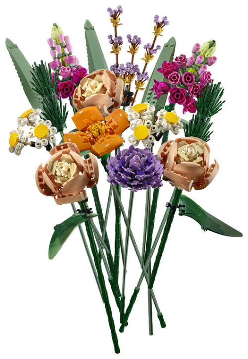 larchcoin:lego botanical collection flower bouquet 