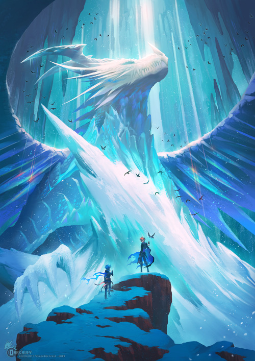 “Primordial Frost” by Darkavey: http://bit.ly/2wr8KG0 Ice can be a challenging substance to render, 