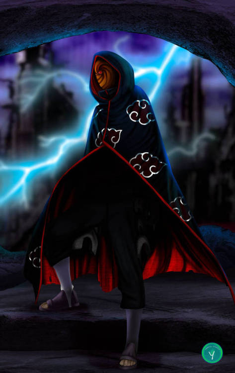 An artwork about the mastermind in Naruto Shippuden: Tobi or Uchiha Mad… or not?