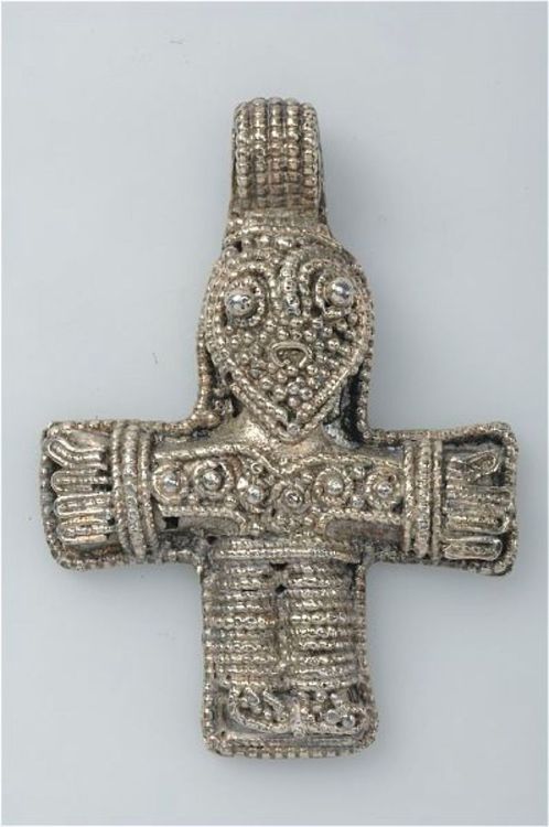mostly-history:The Birka Crucifix (800 - 1099), discovered in the late 1800s, is considered to be th