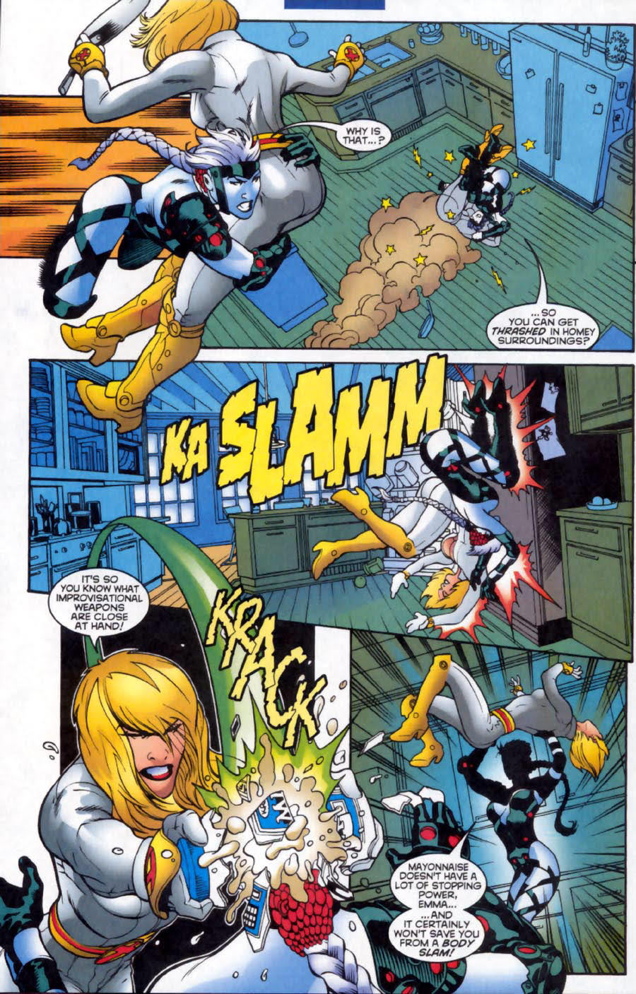 zeddfrost: #whitequeenWednesday Just some good ol’ fashion fisticuffs, from Generation
