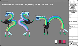 Selected Character Model Sheets From Lady Rainicorn Of The Crystal Dimensioncharacter