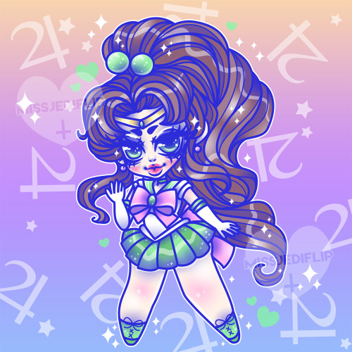 ☆SAILOR☆JUPITER☆———Instagram: @MissJediflip ✿*✲ﾟ*｡⋆♡Like Miss Jediflip Art on  Facebook! ♡