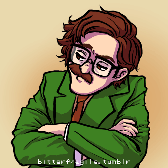 Grumpy doctor needs his cofffeeeeI went a bit overboard and did a dumb animation Harvey for @ginger-