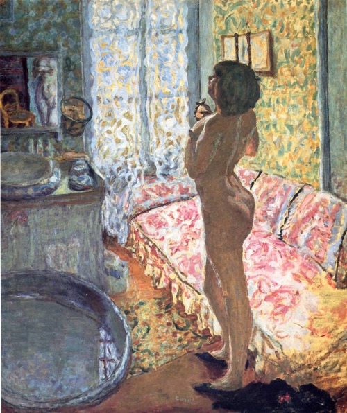 Model in Backligh by Pierre Bonnard, 1908