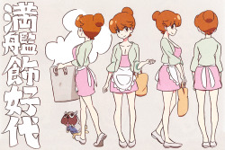 h0saki:  h0saki: Designs of the Mankanshokus and Mataro’s friends (Pakuri, Choroma, Gitta) by Kill la Kill character designer and chief animation director Sushio, featured in his artbook “LOVE LOVE KLKL”.      I was going through all the scans