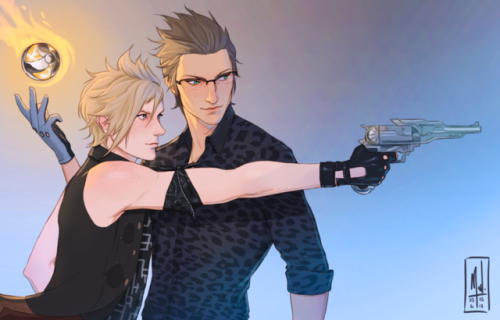 Not Really A Birthday Drawing But Still Shows My Love For Iggy (and Prompto!)