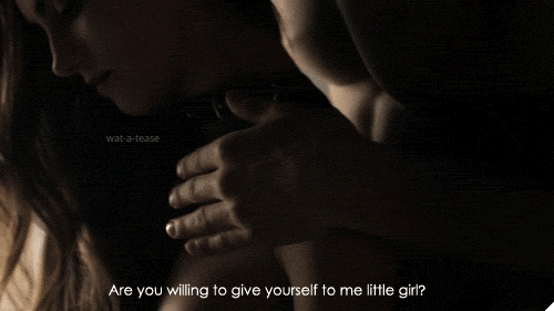lickherlikeshecraves:romantic-deviant:allmy-secrets:Are you willing to give yourself to me little gi