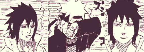 taiyo-to-tsuki:  Sasuke is like … damn it usuratonkachi, stop giving me feels.