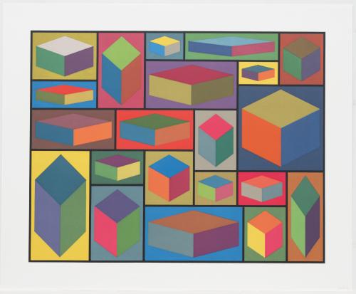 Sol LeWitt - Distorted Cubes from Distorted Cubes (2)