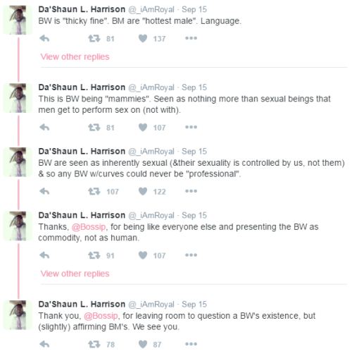 thetrippytrip:  Black women’s attractiveness is seen as a threat. That’s why I blame this mainstream media. 