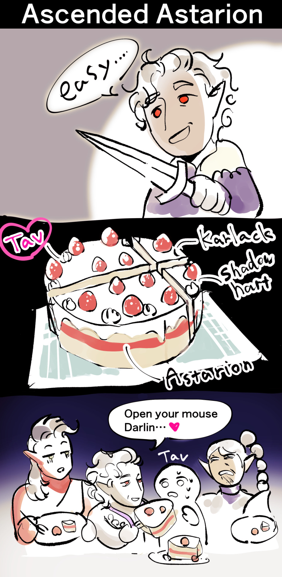 Ascendedastarion Can't Cut The Cake Evenly