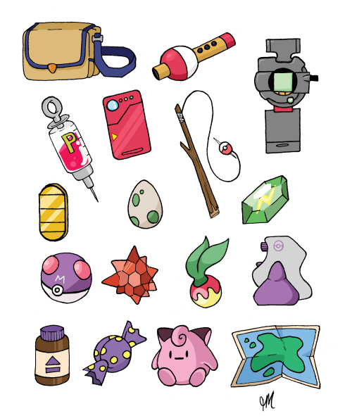 joncreamcone:So I was super inspired by by Jake Lawrence’s “Inventory” illustration that I decided t