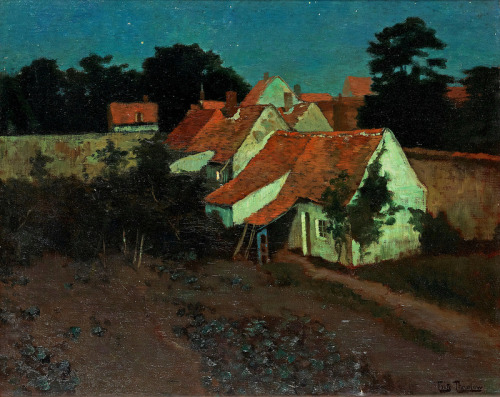 Clair Lune - Fritz Thaulow (Norwegian painter)Impressionism