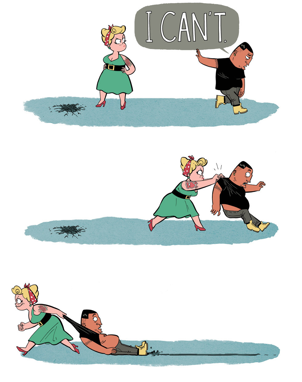 zenpencils:  The Can-Do Girl!