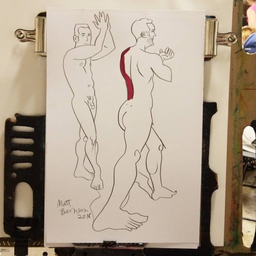 Figure drawing!   12"x18" Nero porn pictures