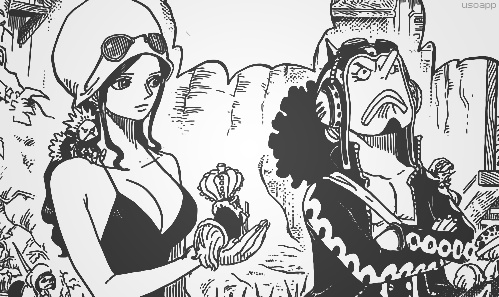 usoapp-archived:  Important Friendships - Usopp and Robin 