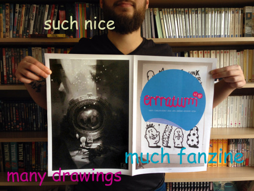 Les copains d'Errratum font un chouette fanzine, et je suis en 4eme de couv&rsquo; du dernier. http: