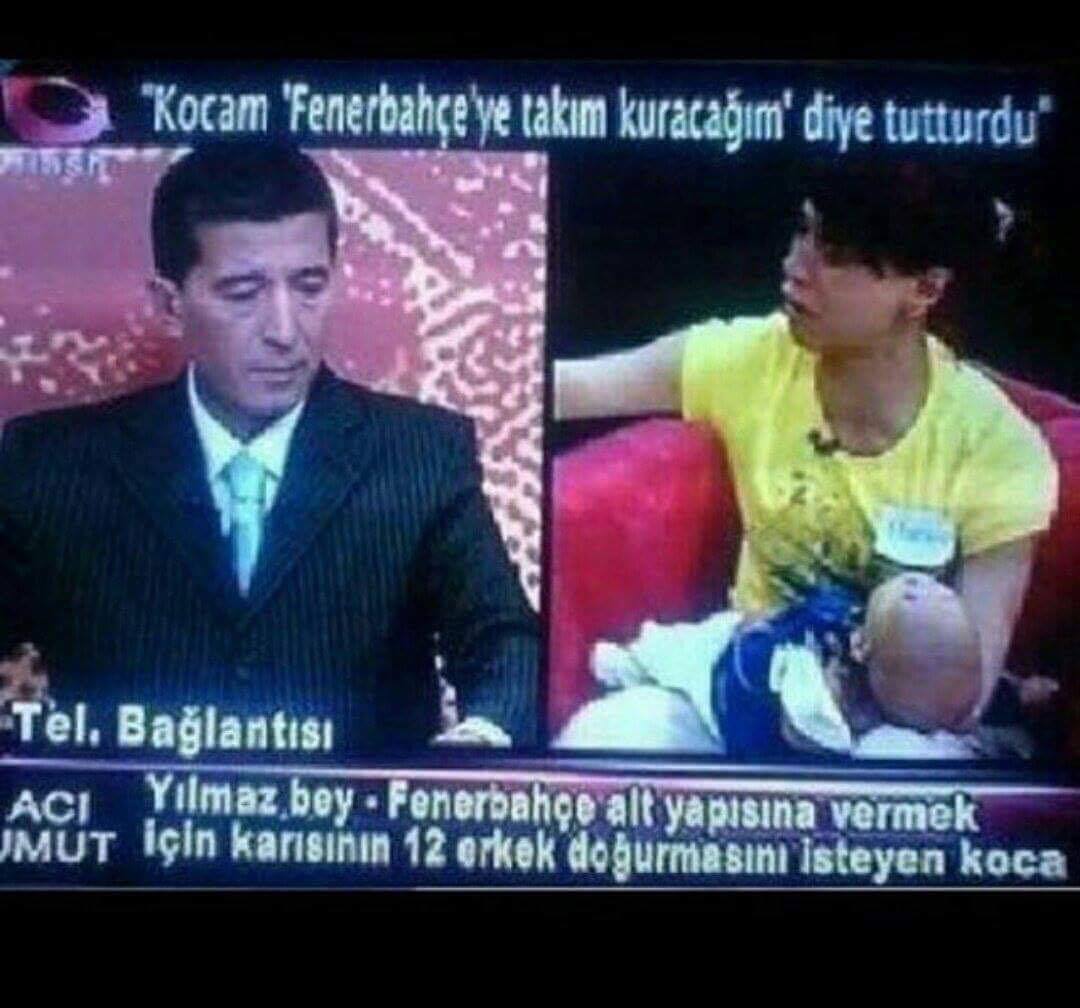 Kocam Fenerbahçe ye takim...