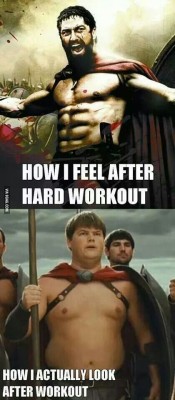 Aiming-For-Godlike:  Fitness-Humor:  How I Feel But Actually Look Like  So Accurate