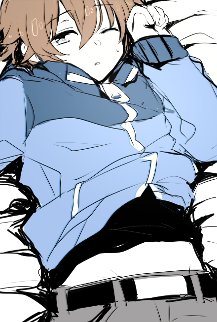 daekiri:  ..Also drew a moekyun!Touya www Style difference plz